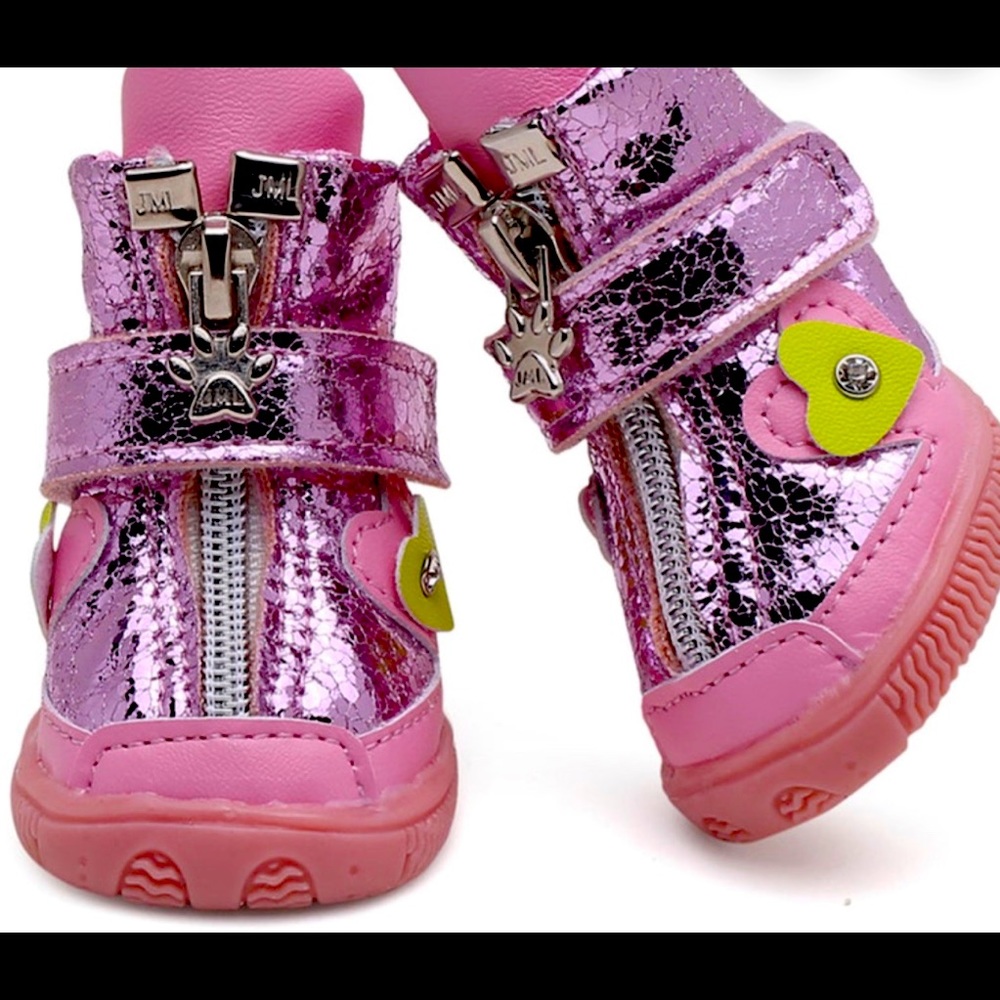 🍬Leather foil heart sneakers🍭